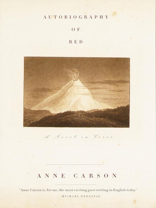 Title details for Autobiography of Red by Anne Carson - Wait list